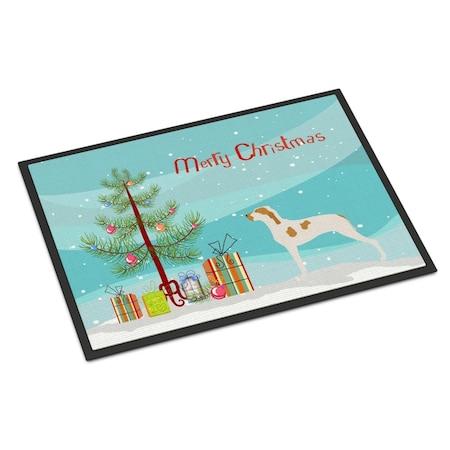 Carolines Treasures Ariege Pointer Christmas Indoor or Outdoor Mat - 18 x 27 in. BB8434MAT